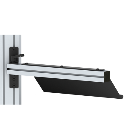 Side keyboard tray