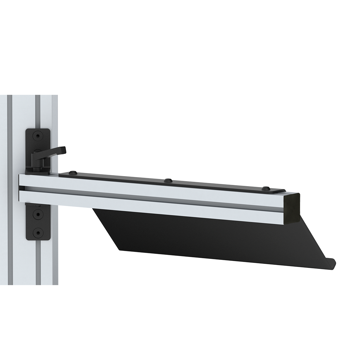 Side keyboard tray