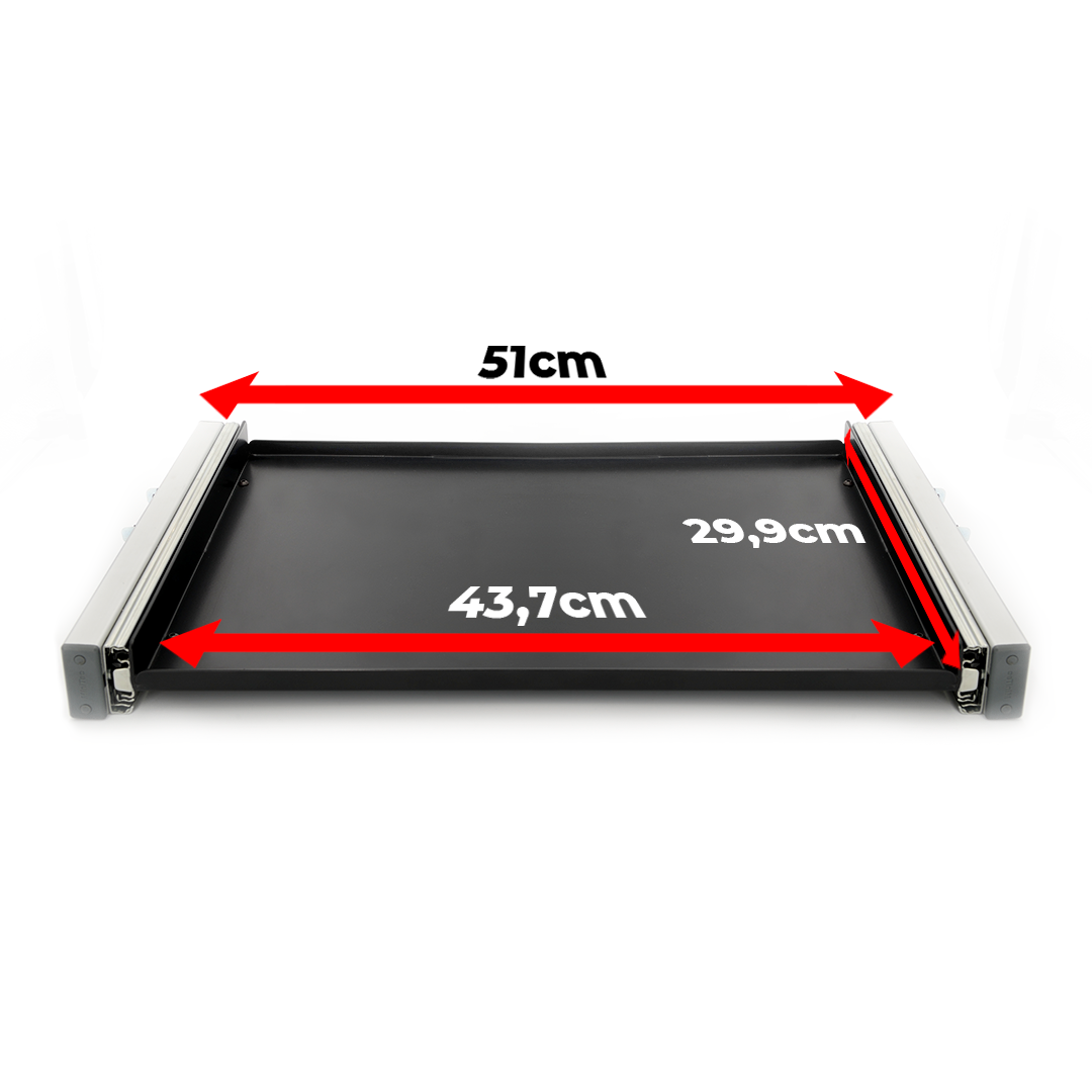 Retractable tray